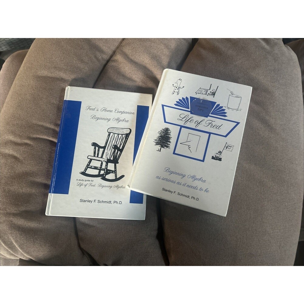 Life of Fred Beginning Algebra and Fredโs Home Companion, **Signed by Author*